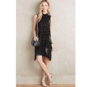 Anthropologie Maeve Lilt Swing Dress Dots XS